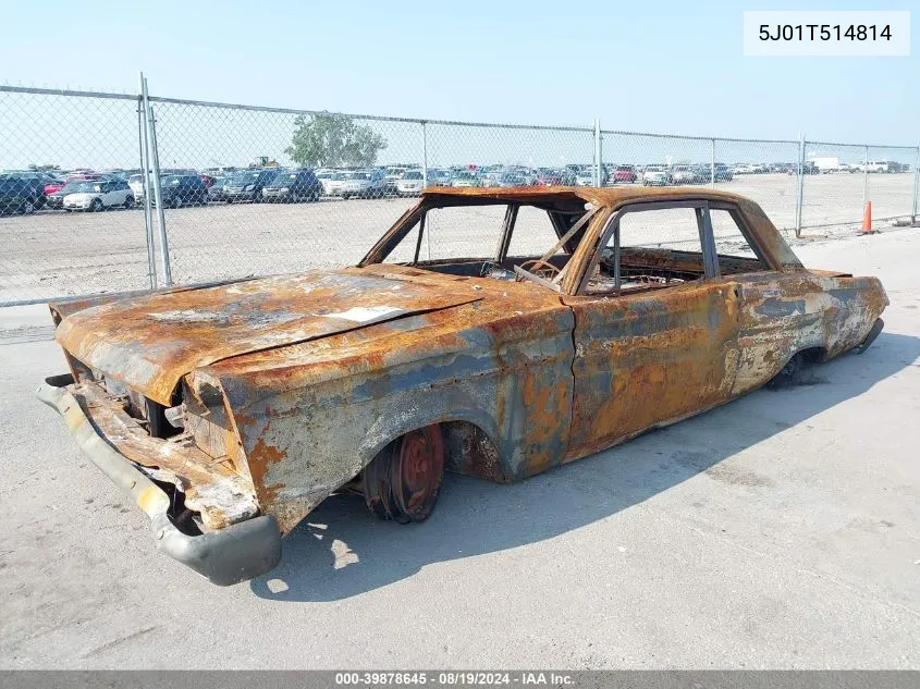 1965 Mercury Comet VIN: 5J01T514814 Lot: 39878645