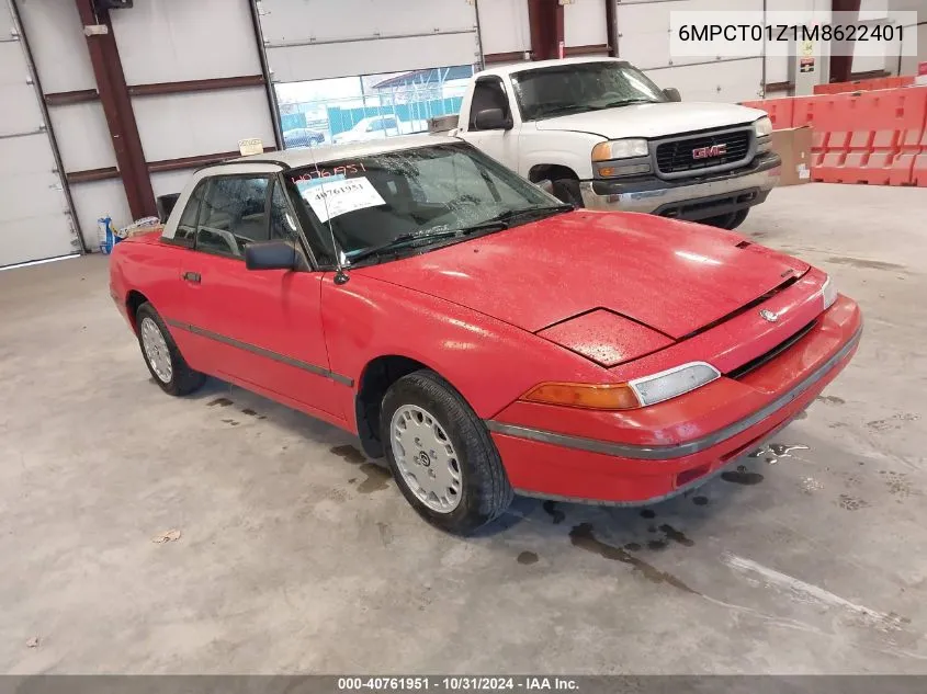 1991 Mercury Capri VIN: 6MPCT01Z1M8622401 Lot: 40761951