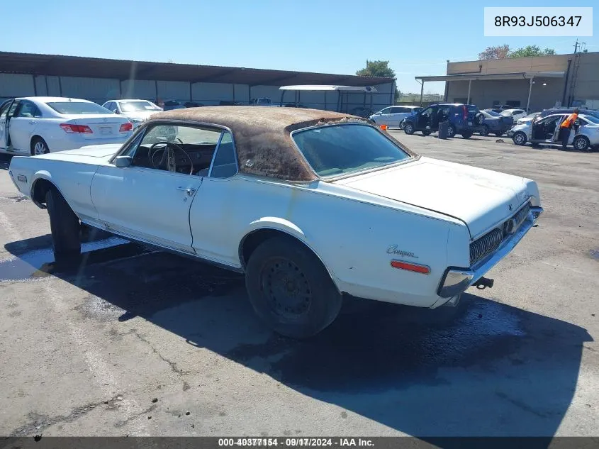 1968 Mercury Cougar VIN: 8R93J506347 Lot: 40377154