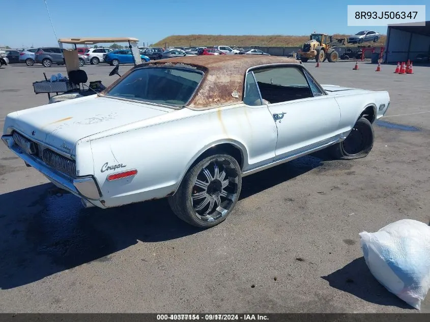 1968 Mercury Cougar VIN: 8R93J506347 Lot: 40377154