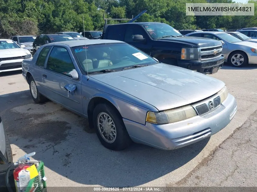 1995 Mercury Cougar Xr7 VIN: 1MELM62W8SH654821 Lot: 39829525