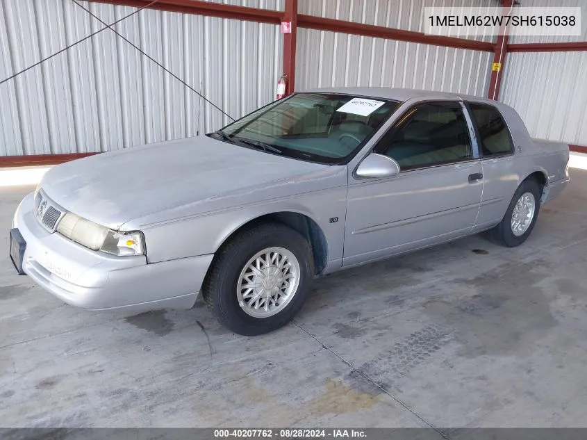 1995 Mercury Cougar Xr7 VIN: 1MELM62W7SH615038 Lot: 40207762