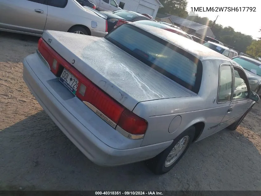 1MELM62W7SH617792 1995 Mercury Cougar Xr7