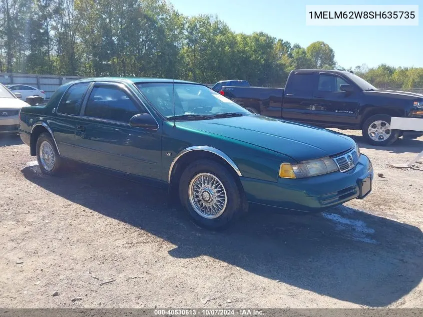 1995 Mercury Cougar Xr7 VIN: 1MELM62W8SH635735 Lot: 40530613