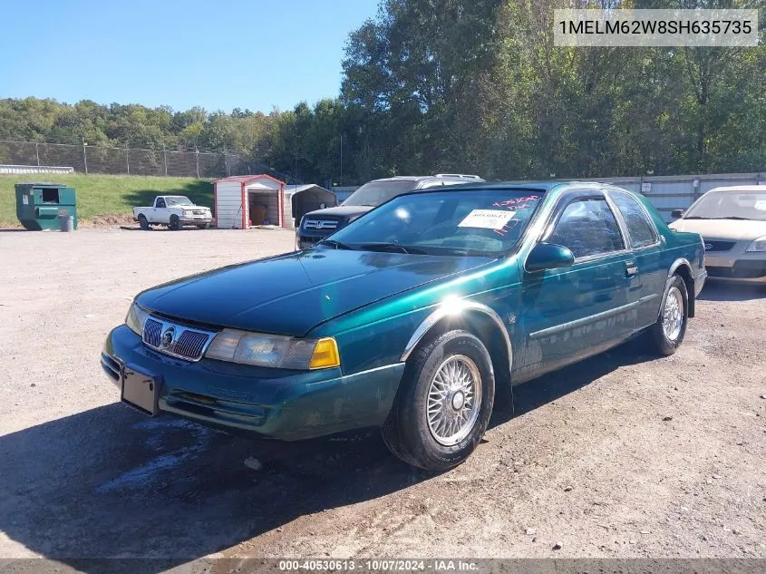 1995 Mercury Cougar Xr7 VIN: 1MELM62W8SH635735 Lot: 40530613