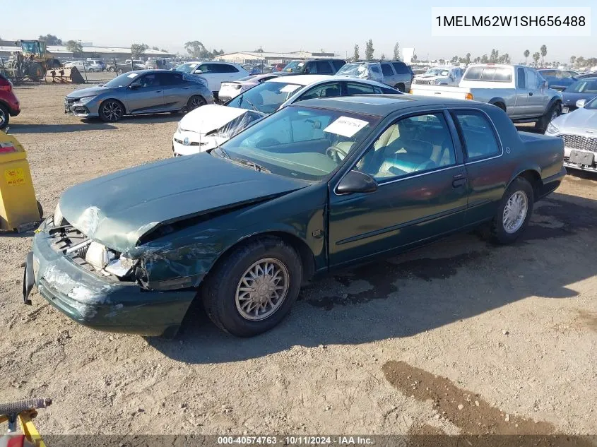 1995 Mercury Cougar Xr7 VIN: 1MELM62W1SH656488 Lot: 40574763