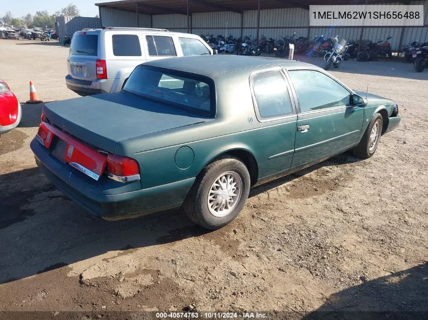 1995 Mercury Cougar Xr7 VIN: 1MELM62W1SH656488 Lot: 40574763