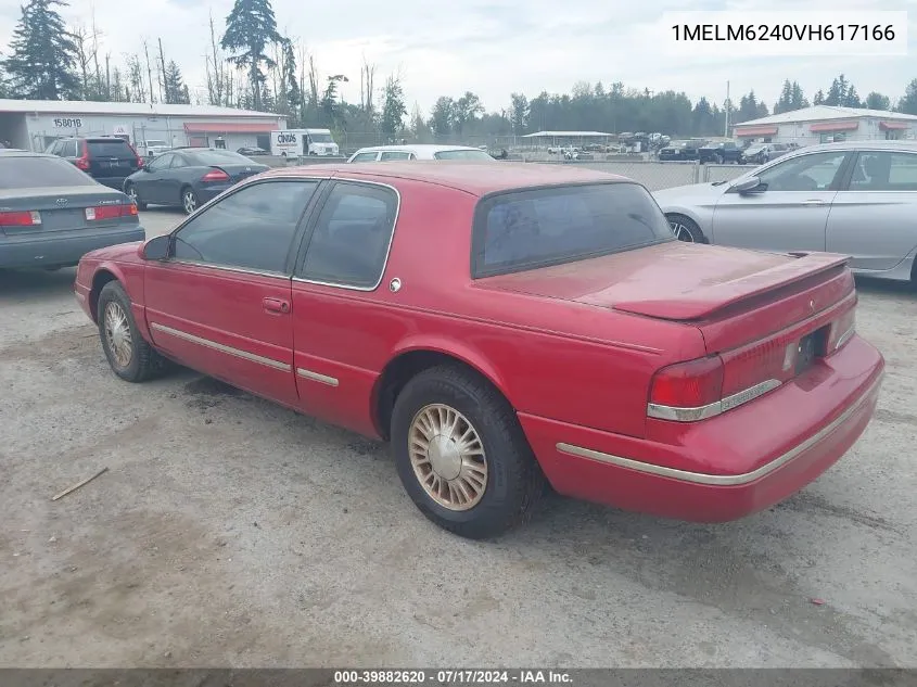 1997 Mercury Cougar Xr7 VIN: 1MELM6240VH617166 Lot: 39882620