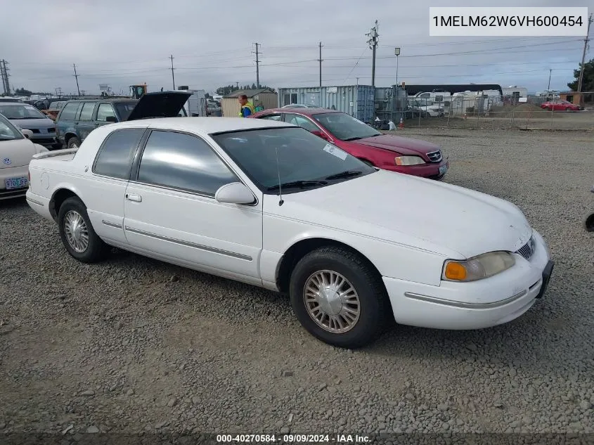 1997 Mercury Cougar Xr7 VIN: 1MELM62W6VH600454 Lot: 40270584