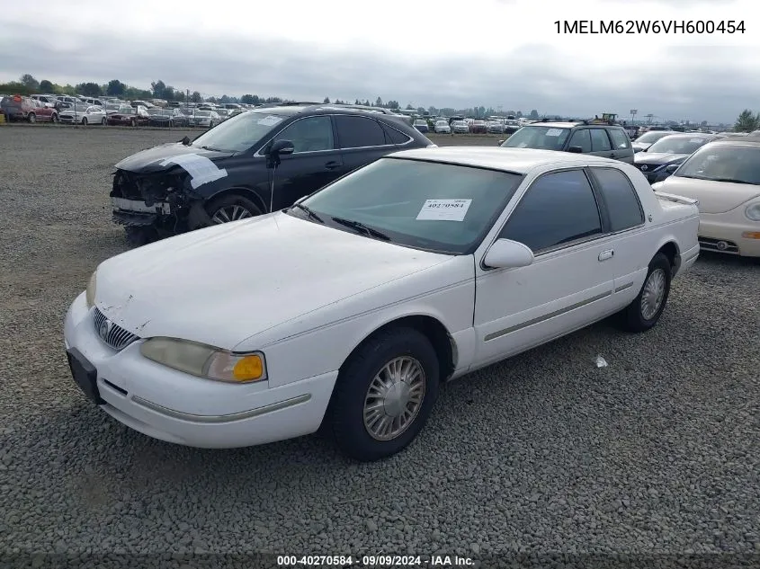 1997 Mercury Cougar Xr7 VIN: 1MELM62W6VH600454 Lot: 40270584