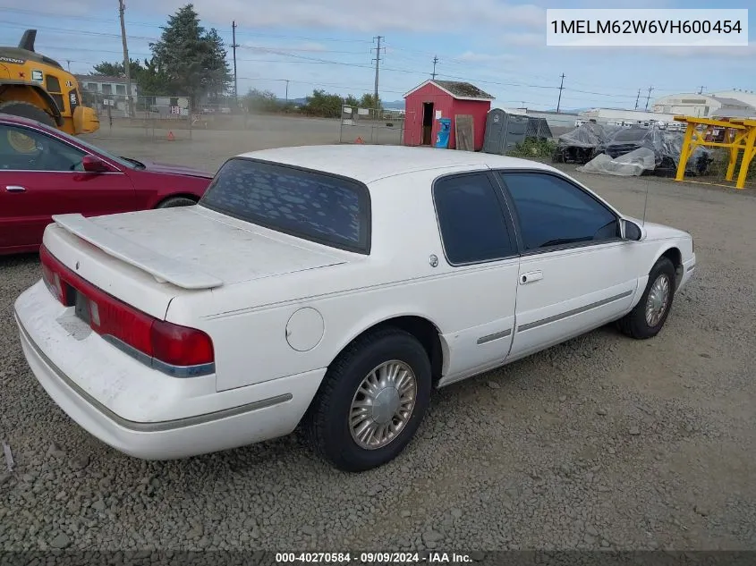 1997 Mercury Cougar Xr7 VIN: 1MELM62W6VH600454 Lot: 40270584