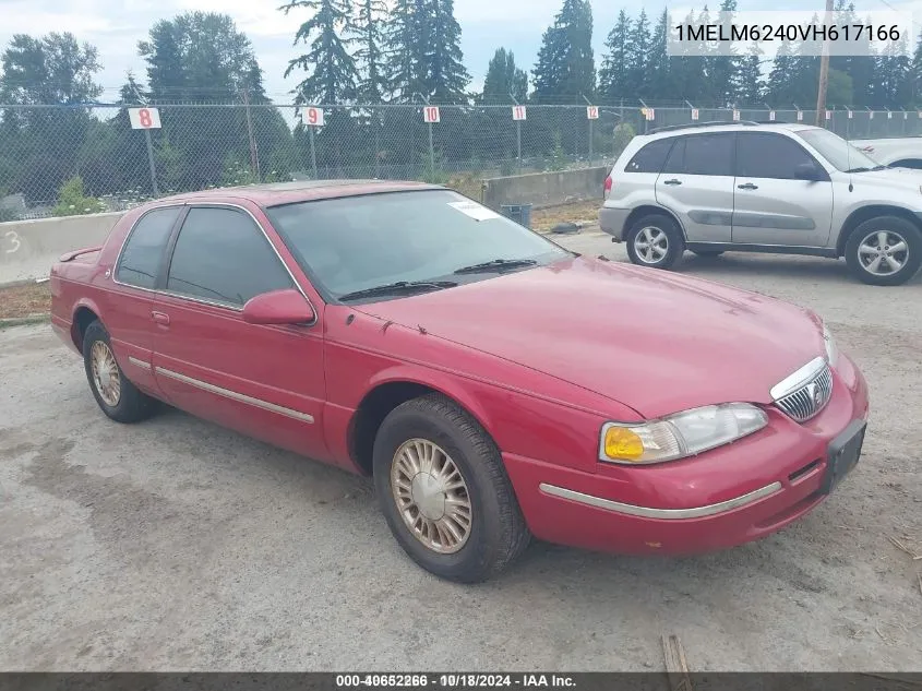 1997 Mercury Cougar Xr7 VIN: 1MELM6240VH617166 Lot: 40652266