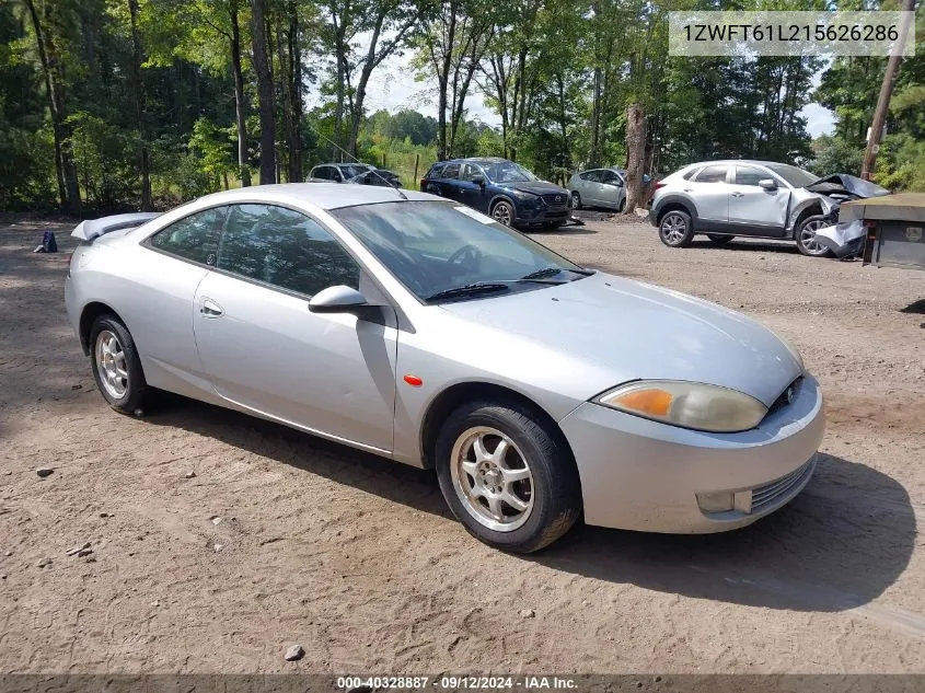 2001 Mercury Cougar V6/V6 S VIN: 1ZWFT61L215626286 Lot: 40328887