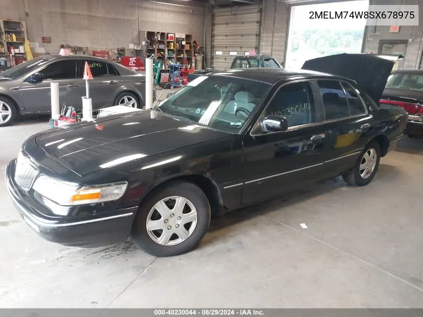 1995 Mercury Grand Marquis Gs VIN: 2MELM74W8SX678975 Lot: 40230044