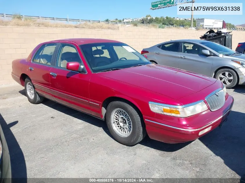 1995 Mercury Grand Marquis Ls VIN: 2MELM75W9SX631338 Lot: 40558376