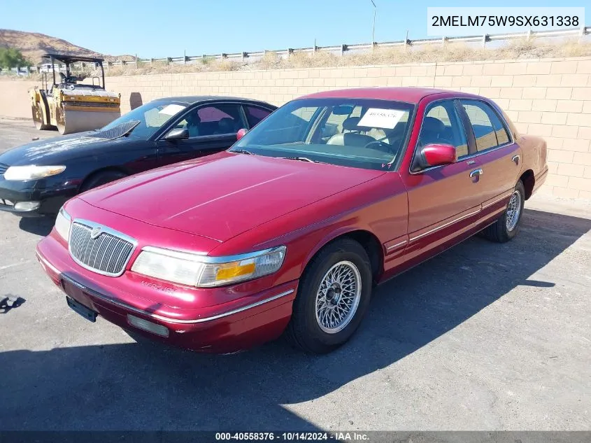 1995 Mercury Grand Marquis Ls VIN: 2MELM75W9SX631338 Lot: 40558376