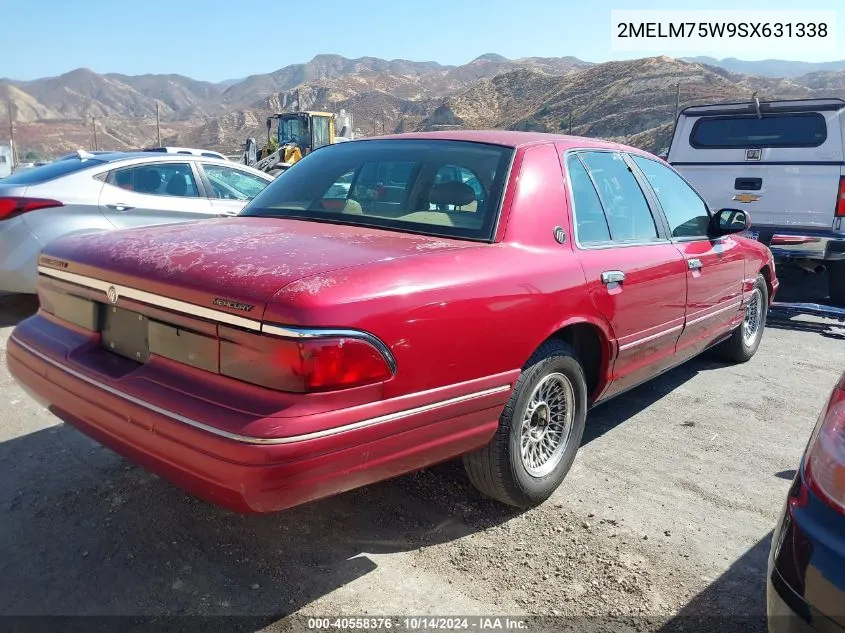 1995 Mercury Grand Marquis Ls VIN: 2MELM75W9SX631338 Lot: 40558376