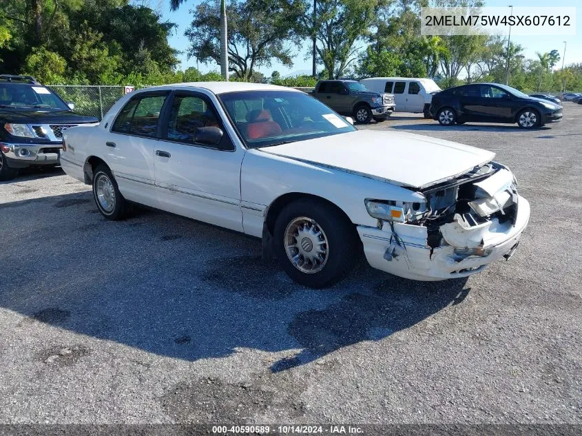 1995 Mercury Grand Marquis Ls VIN: 2MELM75W4SX607612 Lot: 40590589