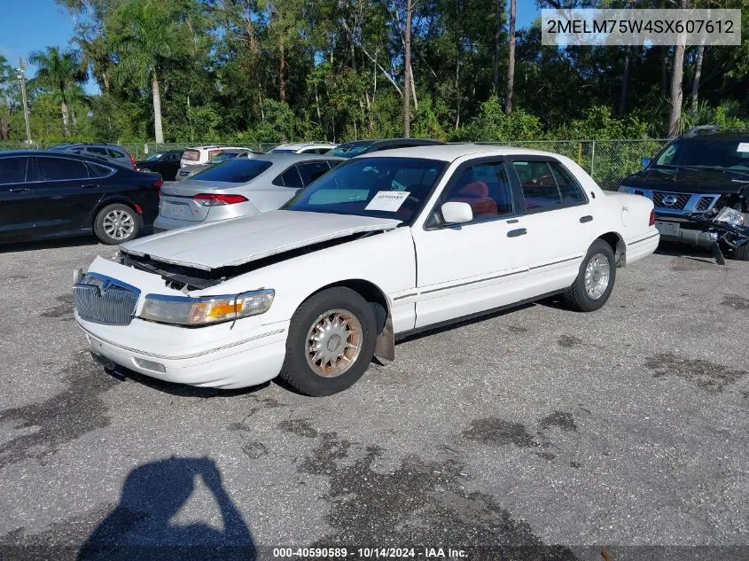 1995 Mercury Grand Marquis Ls VIN: 2MELM75W4SX607612 Lot: 40590589