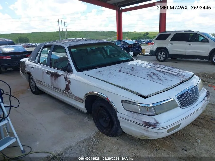 1996 Mercury Grand Marquis Gs VIN: 2MELM74WXTX693446 Lot: 40249528