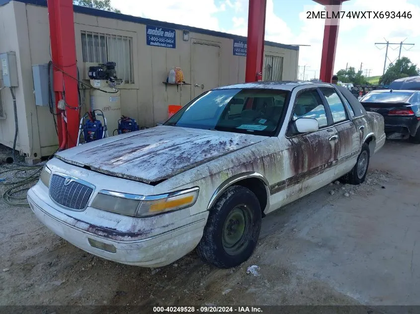 1996 Mercury Grand Marquis Gs VIN: 2MELM74WXTX693446 Lot: 40249528