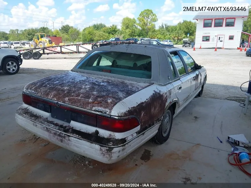 1996 Mercury Grand Marquis Gs VIN: 2MELM74WXTX693446 Lot: 40249528