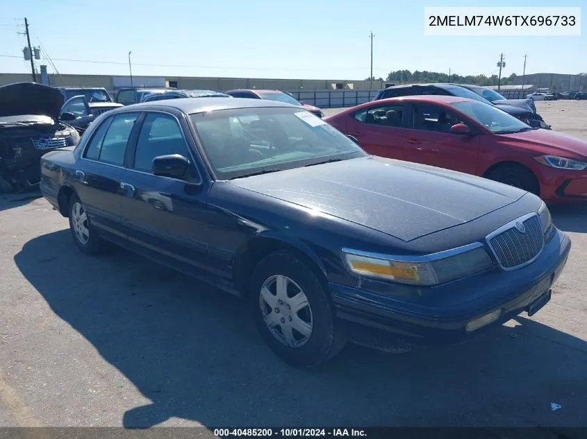 1996 Mercury Grand Marquis Gs VIN: 2MELM74W6TX696733 Lot: 40485200