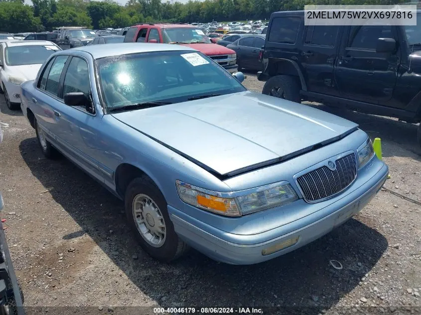 1997 Mercury Grand Marquis Ls VIN: 2MELM75W2VX697816 Lot: 40046179