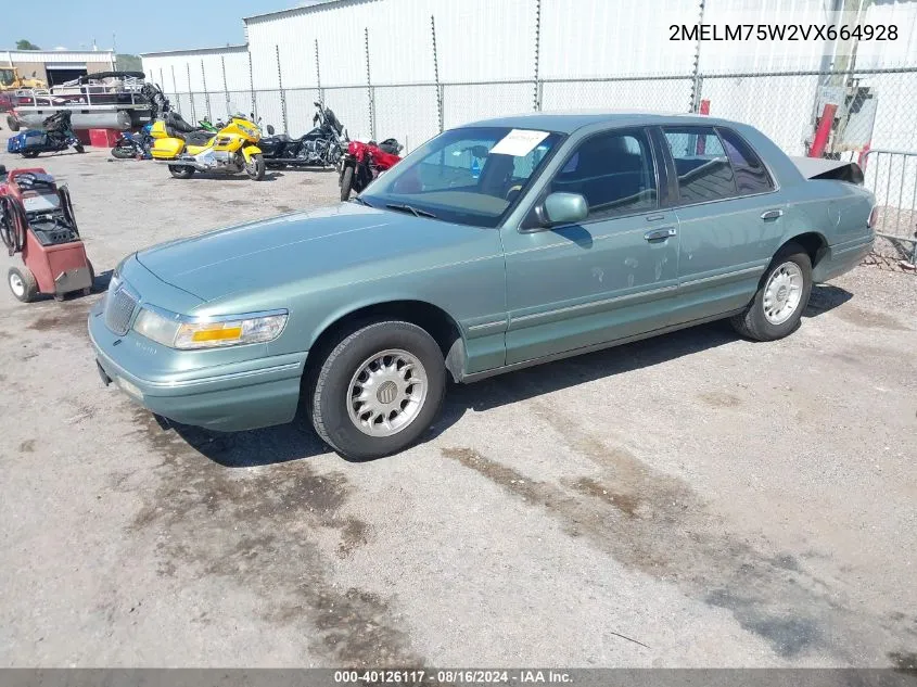 1997 Mercury Grand Marquis Ls VIN: 2MELM75W2VX664928 Lot: 40126117