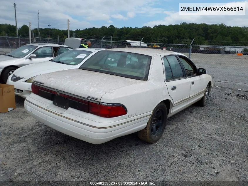 1997 Mercury Grand Marquis Gs VIN: 2MELM74W6VX666814 Lot: 40259323