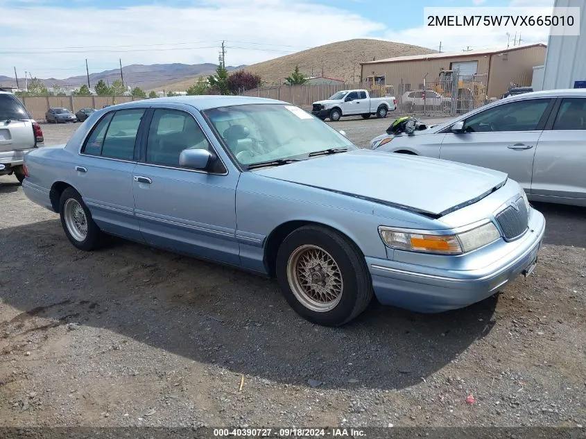 1997 Mercury Grand Marquis Ls VIN: 2MELM75W7VX665010 Lot: 40390727