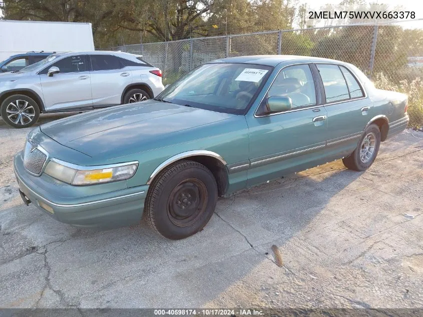 1997 Mercury Grand Marquis Ls VIN: 2MELM75WXVX663378 Lot: 40598174