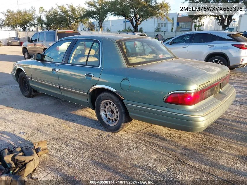 1997 Mercury Grand Marquis Ls VIN: 2MELM75WXVX663378 Lot: 40598174