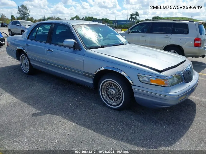 1997 Mercury Grand Marquis Ls VIN: 2MELM75W5VX696949 Lot: 40643212