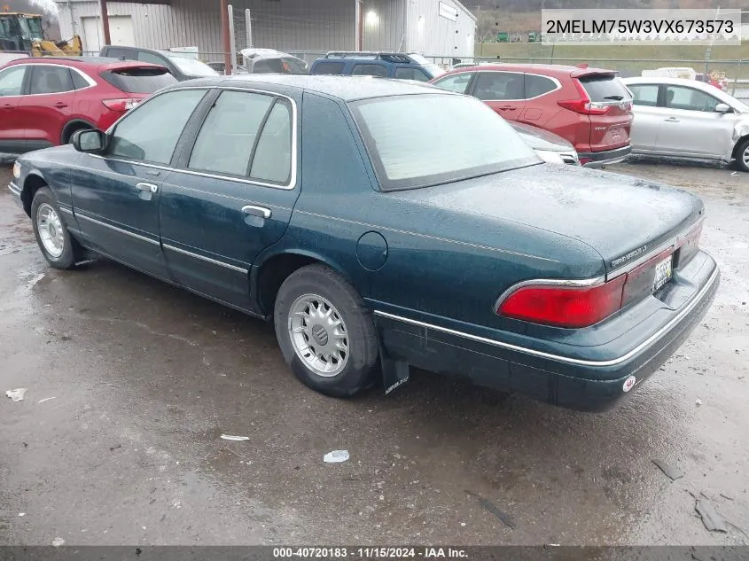 1997 Mercury Grand Marquis Ls VIN: 2MELM75W3VX673573 Lot: 40720183