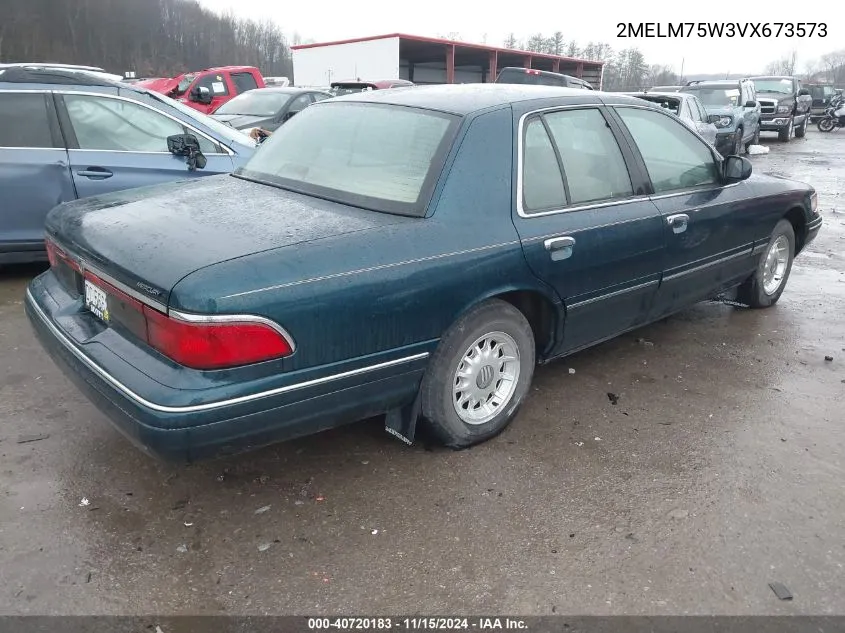 1997 Mercury Grand Marquis Ls VIN: 2MELM75W3VX673573 Lot: 40720183