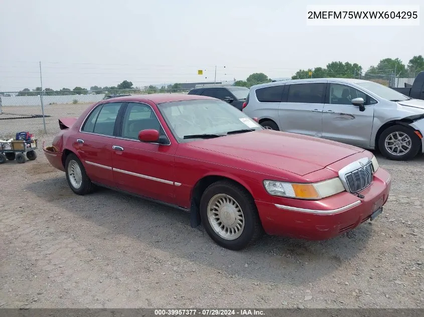 1998 Mercury Grand Marquis VIN: 2MEFM75WXWX604295 Lot: 39957377