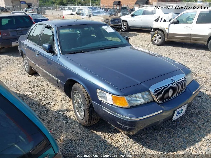 1998 Mercury Grand Marquis VIN: 2MEFM75W8WX622066 Lot: 40290728