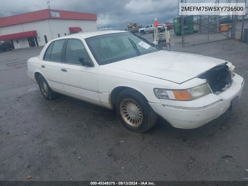 2MEFM75W5XY736500 1999 Mercury Grand Marquis Ls