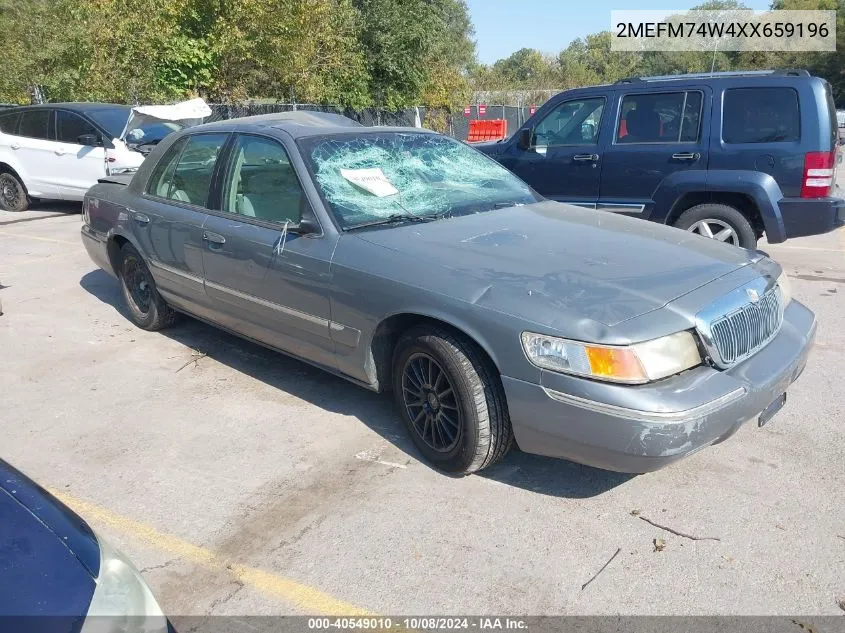 1999 Mercury Grand Marquis Gs VIN: 2MEFM74W4XX659196 Lot: 40549010