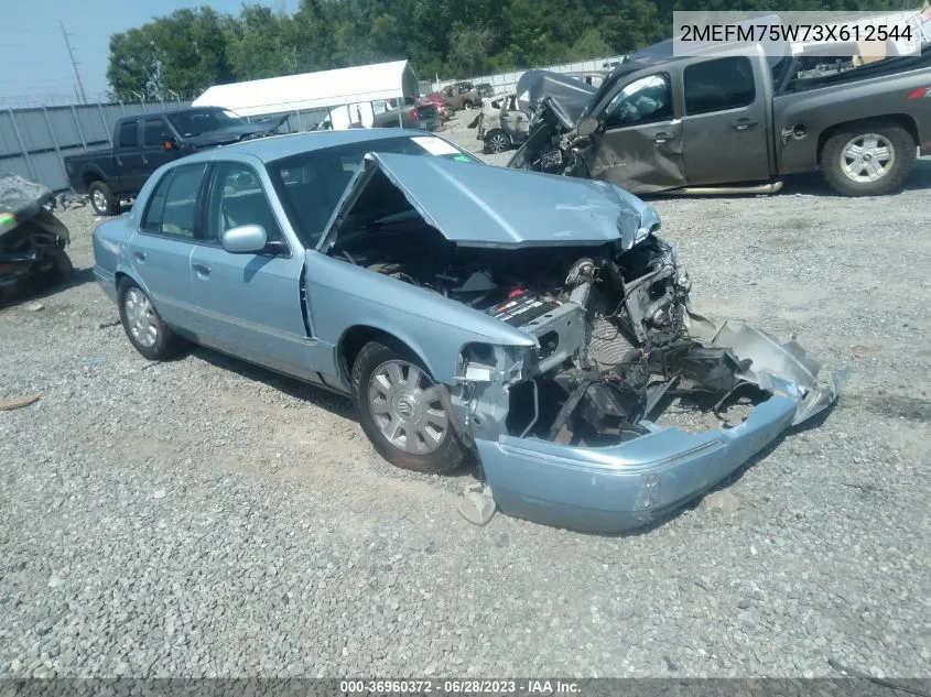 2003 Mercury Grand Marquis Ls Premium/Ls Ultimate VIN: 2MEFM75W73X612544 Lot: 36960372