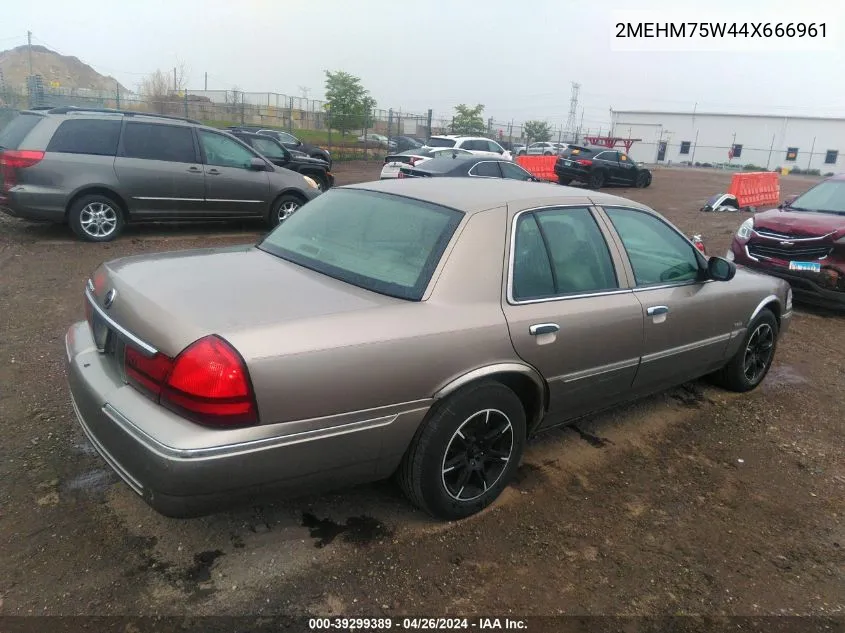 2004 Mercury Grand Marquis Ls VIN: 2MEHM75W44X666961 Lot: 39299389