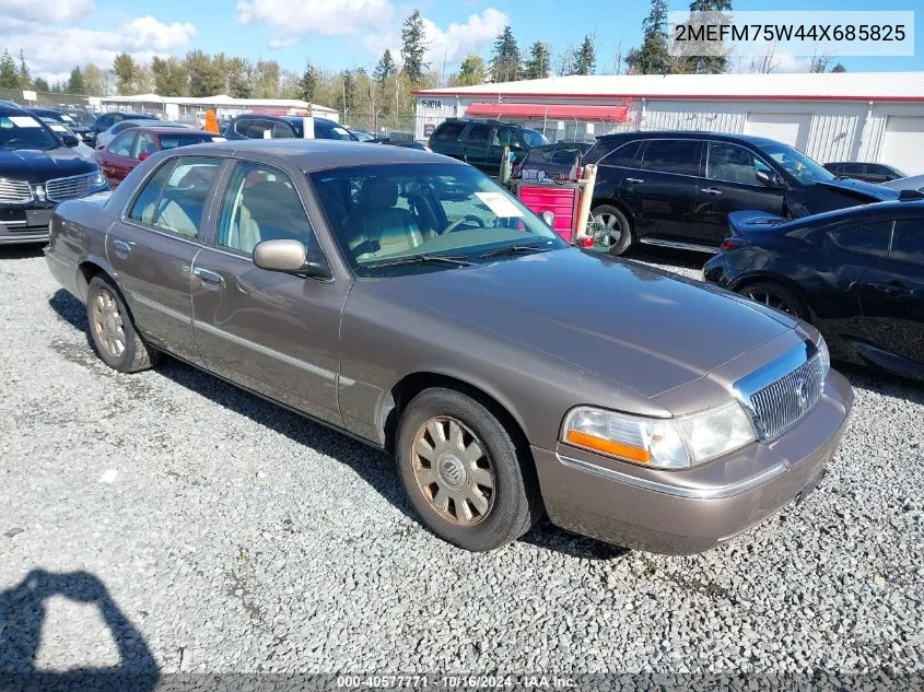 2004 Mercury Grand Marquis Ls VIN: 2MEFM75W44X685825 Lot: 40577771