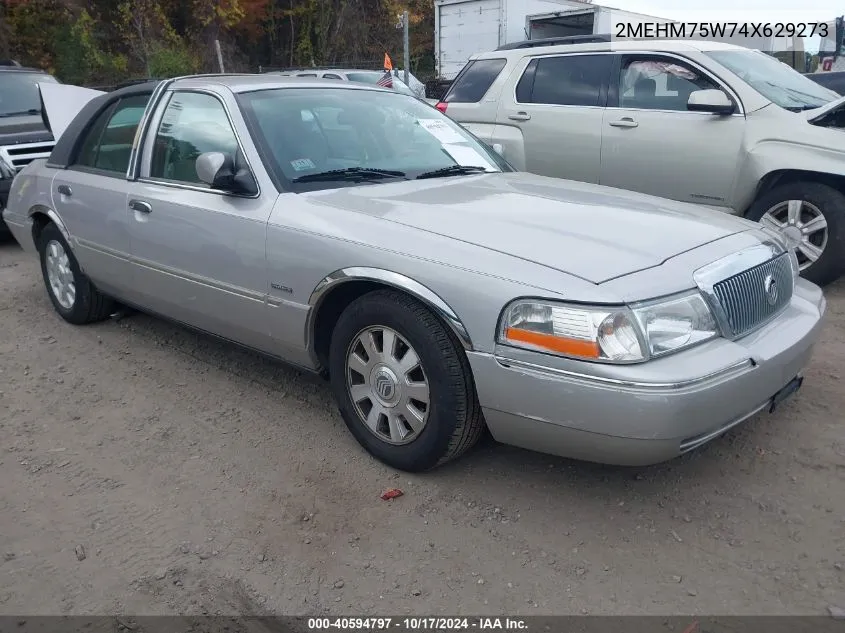 2004 Mercury Grand Marquis Ls VIN: 2MEHM75W74X629273 Lot: 40594797