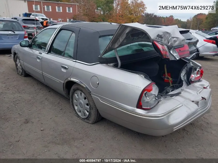 2004 Mercury Grand Marquis Ls VIN: 2MEHM75W74X629273 Lot: 40594797