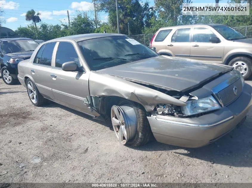 2004 Mercury Grand Marquis Ls VIN: 2MEHM75W74X601621 Lot: 40615528