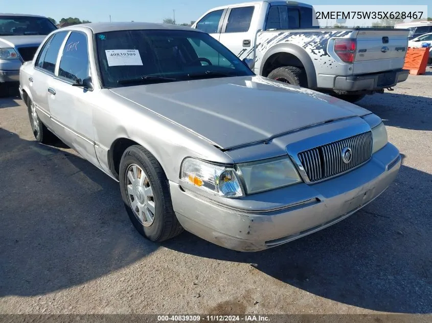 2MEFM75W35X628467 2005 Mercury Grand Marquis Ls/Lse