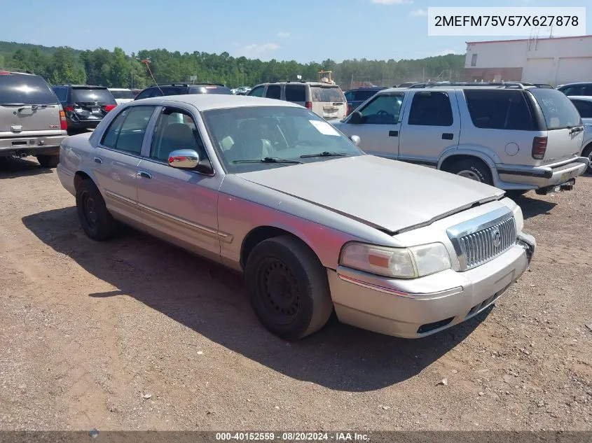 2007 Mercury Grand Marquis Ls VIN: 2MEFM75V57X627878 Lot: 40152559