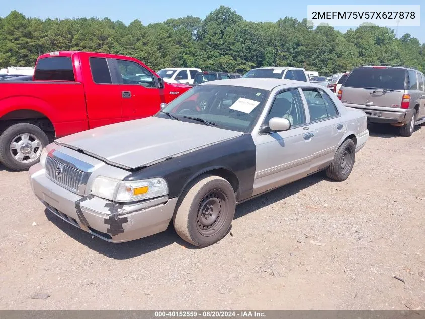 2007 Mercury Grand Marquis Ls VIN: 2MEFM75V57X627878 Lot: 40152559