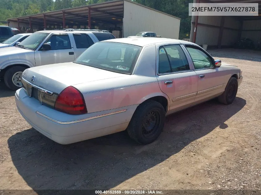 2007 Mercury Grand Marquis Ls VIN: 2MEFM75V57X627878 Lot: 40152559